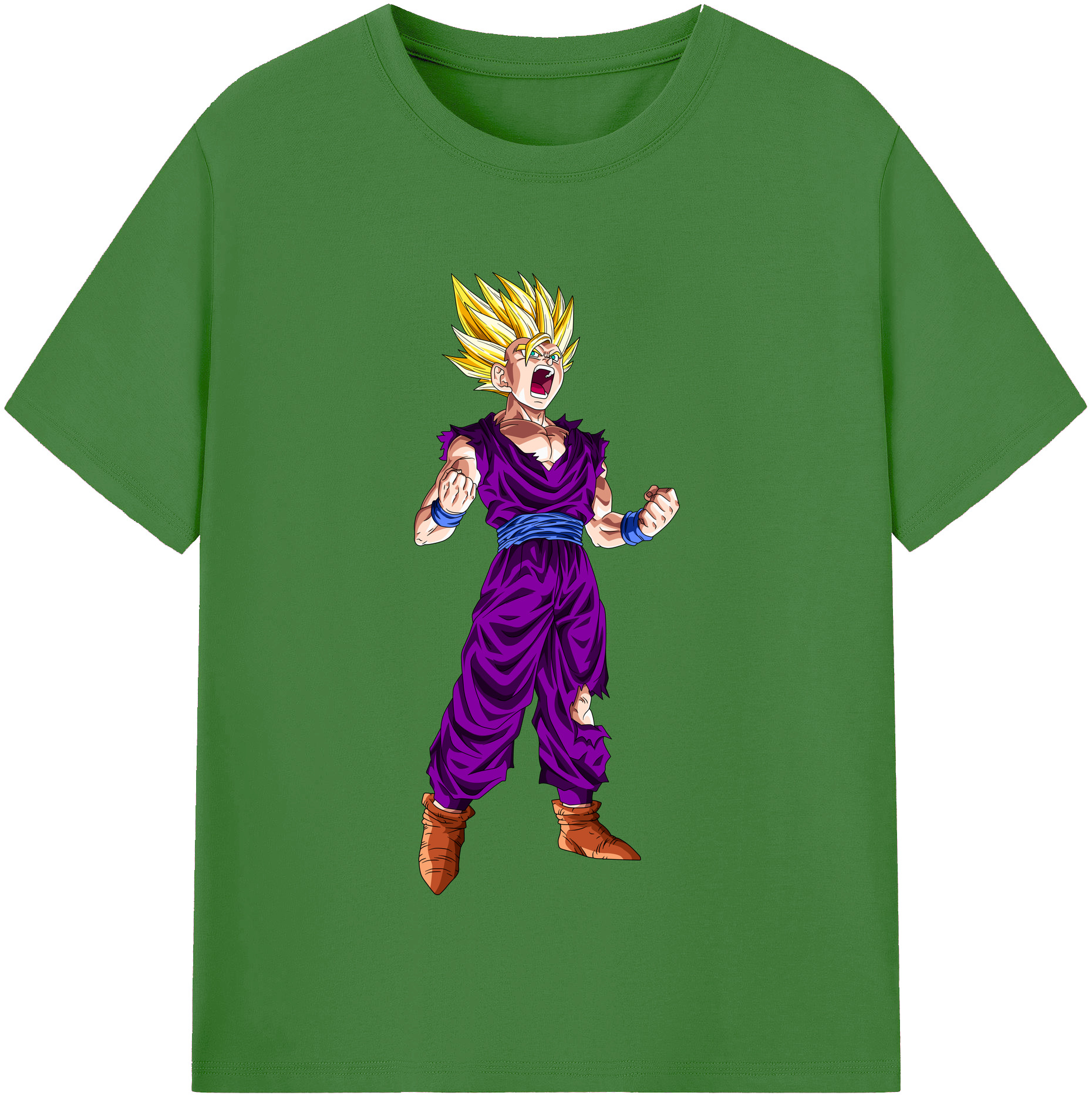 （画像用） ドラゴンボール 孫 悟飯（そんごはん）DRAGON BALL Son Gohan レディースカジュアルプリントTシャツ（綿100％）